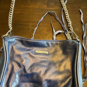 Rebecca Minkoff Blue Purse with chain strap